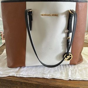 Michael Kors two tone tote
